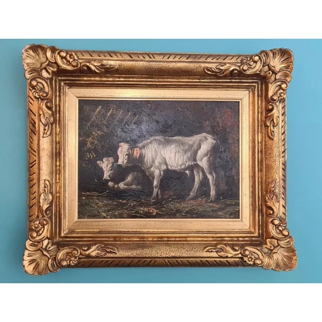 Rural Scene, 1890s, Oil on Canvas, Framed For Sale - Image 12 of 12