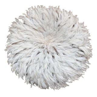 Ivory Feather JuJu Hat For Sale