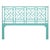 Not Yet Made - Made To Order Chippendale Platform Bed California King - Turquoise For Sale - Image 5 of 12