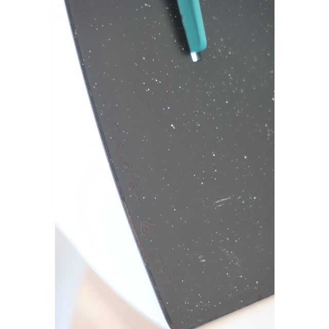 Metal Postmodern Studio Side Table by Michael Graham, 1987 For Sale - Image 7 of 9