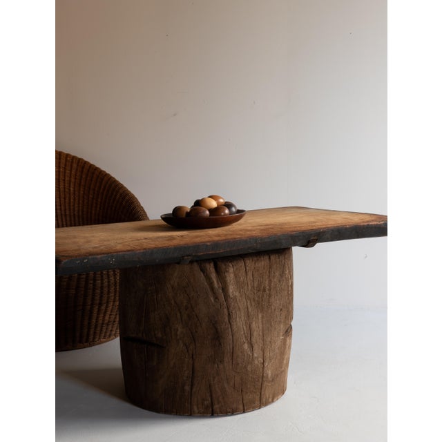 Japanese Antique Low Table 1860s-1920s / Sofa Table Wabi Sabi For Sale - Image 12 of 15