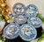 1980s Williams-Sonoma Brittany Blue & White Farm Scene Plates - 6 PCS For Sale - Image 10 of 12