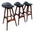 Danish OD61 Bar Stools by Erik Buck for Oddense Mobelfabrik, 1960s, Set of 3 For Sale