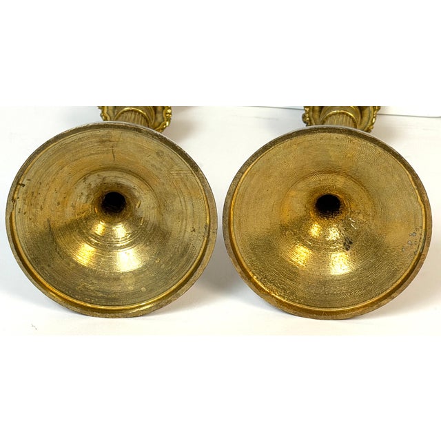 Pair Charles X Ormolu Candlesticks, France, Atrib. Pierre-François Feuchère For Sale - Image 18 of 18