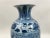 Chinese Early Ming Dynasty Style Warrior Motif Blue & White Porcelaine Vase For Sale In New York - Image 6 of 13