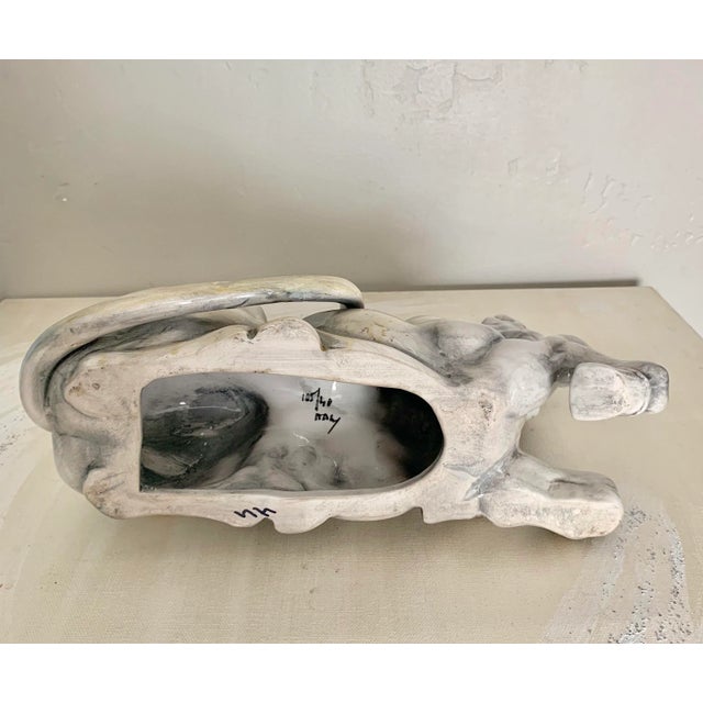 Italian Hand Painted Studio Unicorn Figure For Sale - Image 4 of 7