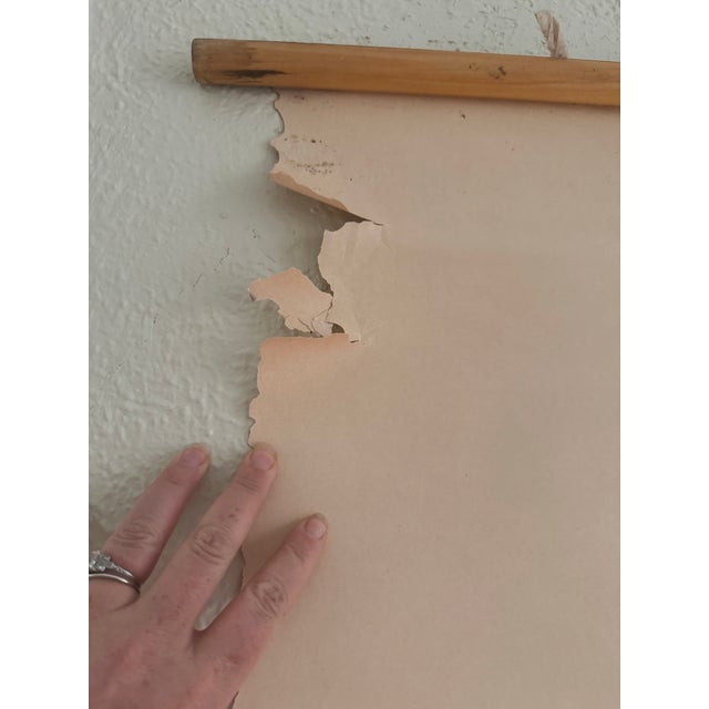 Mid-Century Modern Vintage 1969 Typing Instruction Pull-Down Chart – Secretary School Poster --Poster J For Sale - Image 3 of 5