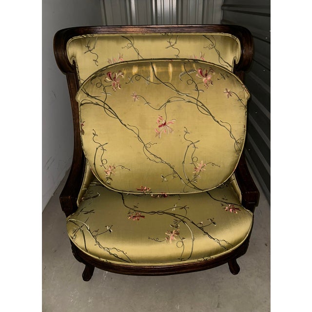 Late 20th Century Attributed to Alexander & Mary John Richard Oversize Barrel-Back Lounge Chair For Sale - Image 10 of 11