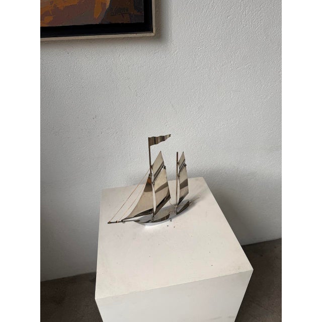 Stainless Steel Boat, 1980s For Sale - Image 10 of 18