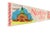 Vintage Notre Dame du cap Quebec felt flag pennant circa 1970. A mid-century souvenir from Notre Dame du Cap, or Our Lady...