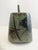 Beautiful vase with lid in a truncated conical shape in glazed ceramic by carlo zauli produced in the city of faenza....