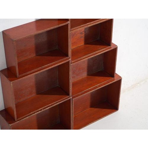 Antique Japanese Stacking Storage Boxes For Sale - Image 10 of 13