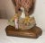 Vintage Hand Carved Wood Folk Art Bald Eagle Bird With Fish Sculpture Statue For Sale - Image 16 of 17