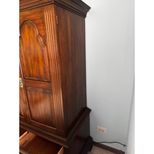 1974 Pennsylvania House Cherry Chifferobe Tall Chest For Sale In Chicago - Image 6 of 7