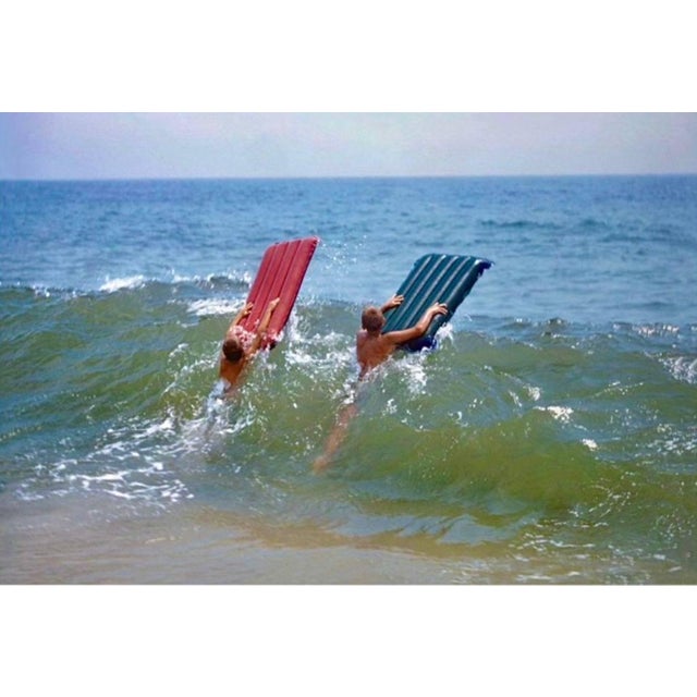 The Hamptons by Toni Frissell A beach scene in The Hamptons USA 1955. (Photo by Toni Frissell) 16x20" inches / 40x50cm...