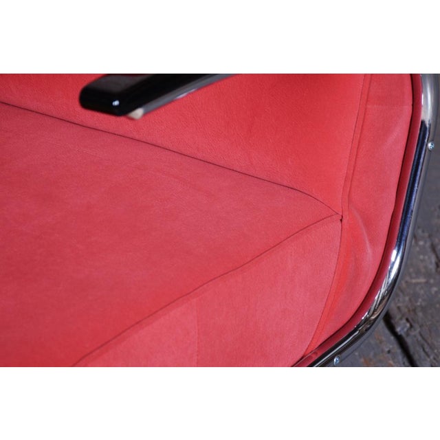 Bauhaus Bauhaus Chrome Armchair attributed to W. Gispen for Mücke-Melder, 1930s For Sale - Image 3 of 9