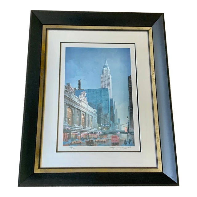 “Chrysler Building” Signed and Numbered Seriolithograph Print by Alex Chen For Sale
