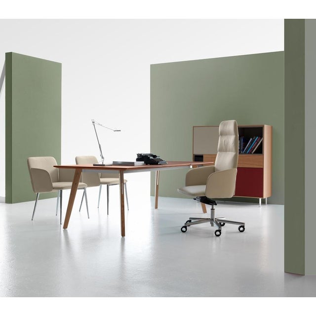 Hanami Soft High Backrest Advanced Managerial Chair by Quinti Sedute For Sale - Image 6 of 8