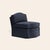 Textile Prussian Linen Felix Slipper Chair by Ceraudo For Sale - Image 7 of 7