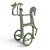 Vintage 1950s patinated bronze sculpture of the Athena on her chariot. The Greek goddess of war is depicting in action,...