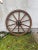 Decorative Wagon Wheel in Wood and Iron, 1890s For Sale - Image 5 of 12
