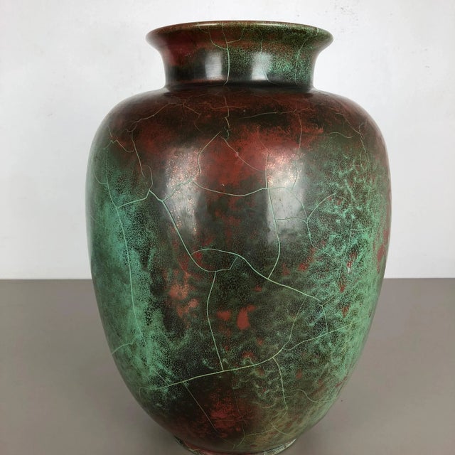 Large German Ceramic Vase from Richard Uhlemeyer, 1940s For Sale - Image 13 of 18