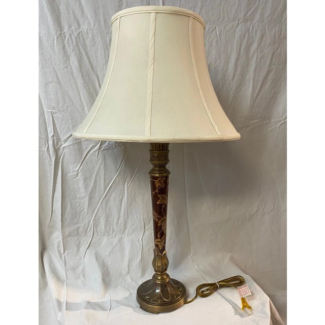 Lamp With Grapevine Column For Sale - Image 12 of 12