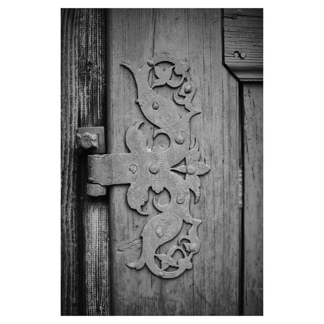 Photography Antique Locks - Contemporary Black & White Gallery Wall of Photographs Installation | Unframed For Sale - Image 7 of 8