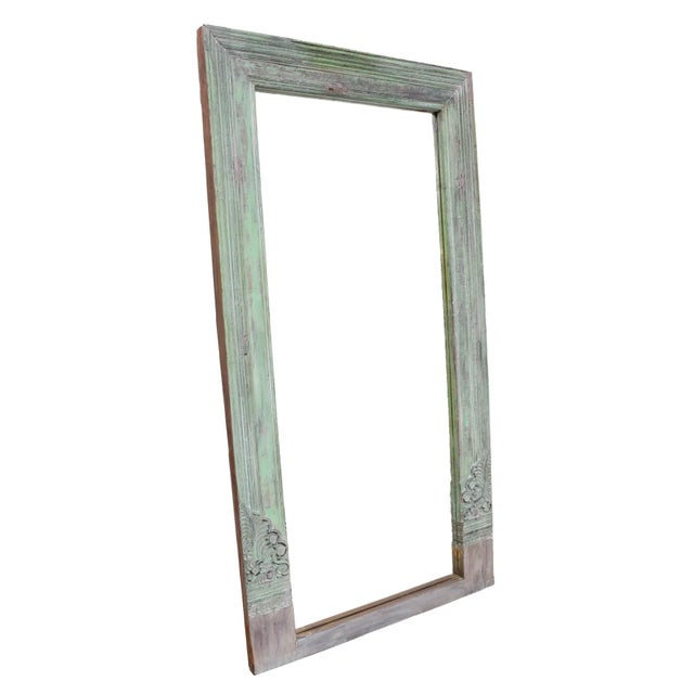 Mid-Century Modern Wall Mirror XLG Vintage For Sale - Image 3 of 11