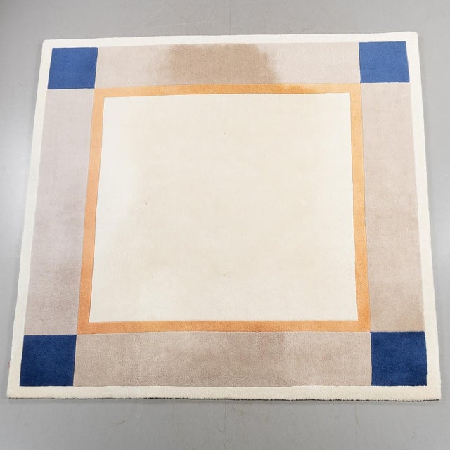 Swedish Tufted Wool Rug by Ingrid Dessay, 1950s For Sale - Image 6 of 6