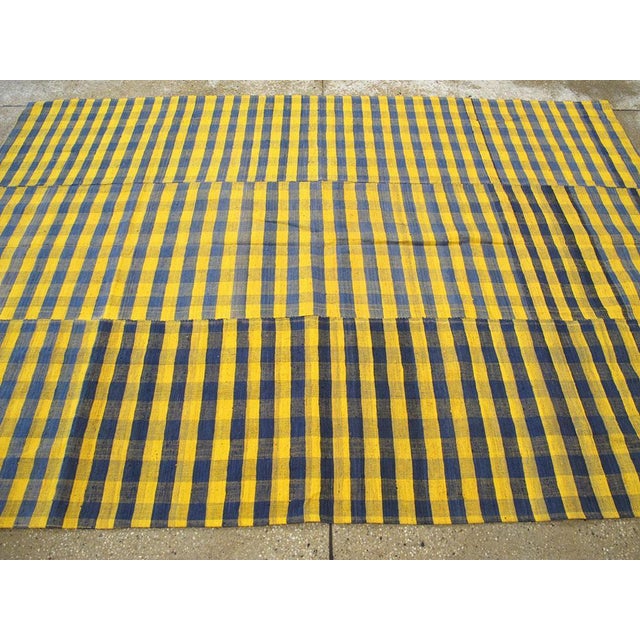 Goldenrod Galerie Shabab Collection Mid-20th Century Handmade Turkish Flat-Weave Kilim Accent Rug For Sale - Image 8 of 11