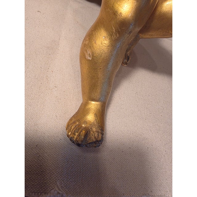 Antique Giltwood Cherub Wall Bracket Shelf For Sale - Image 14 of 14