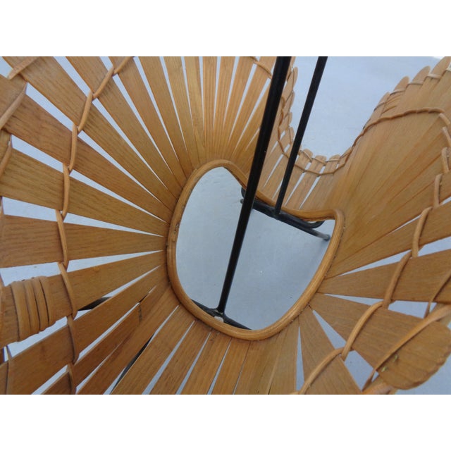 Italian Wicker and Iron Magazine Rack, 1960s For Sale - Image 17 of 18