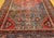 Vintage Persian Hamadan Rug, Hand-Knotted Wool, Geometric Medallion Pattern, Moss Green & Red, 4x7 For Sale - Image 17 of 18