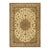 1940s Beige Mid Century Modern Medallion Tabriz Handknotted Silk Highlights Rug For Sale