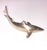 Lovely little shark to brighten your desk or shelf. A shark reminds us to be fearless, move effortlessly through life...