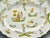 Large early 20th-Century French Moustiers faience handcrafted platter. This serving platter has a pretty scalloped edge...