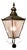 Large Victorian Copper Lantern Street Light For Sale