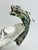 1960s Mexican Silver Plate Center Bowl With Abalone Fish Handles, Signed a.c.t. Taxco For Sale - Image 12 of 18