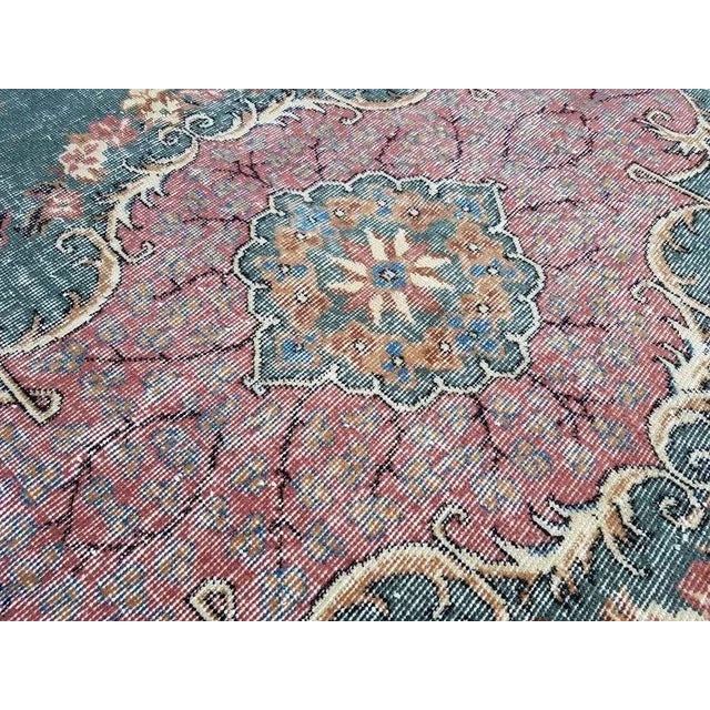 Textile 1960s Nomadic Handknotted Vintage Floor Rug For Sale - Image 7 of 11