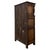 Antique English Narrow Carved Oak Court Cabinet, 1900s For Sale - Image 6 of 11