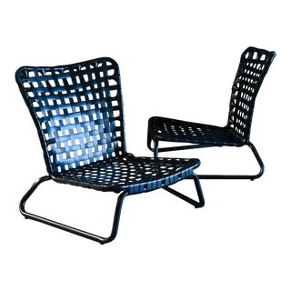 Vintage 1960s Brown Jordan Sand or Pool Chairs - Set of 2 For Sale