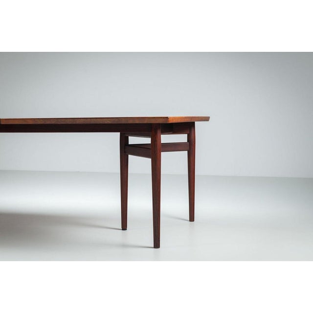 Large Model 201 Dining Table in Rosewood by Arne Vodder for Sibast, Denmark, 1960s For Sale - Image 11 of 14