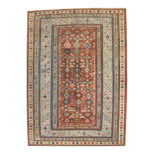 19th Century Antique Zabihi Collection Caucasian Chi Chi Kuba Rug