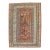 19th Century Antique Zabihi Collection Caucasian Chi Chi Kuba Rug - 4'3" x 5'5" For Sale
