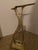 Brass 20th C. Mid-Century Modern Sculptural Solid Brass Shoe Shine Stand Footrest For Sale - Image 8 of 10