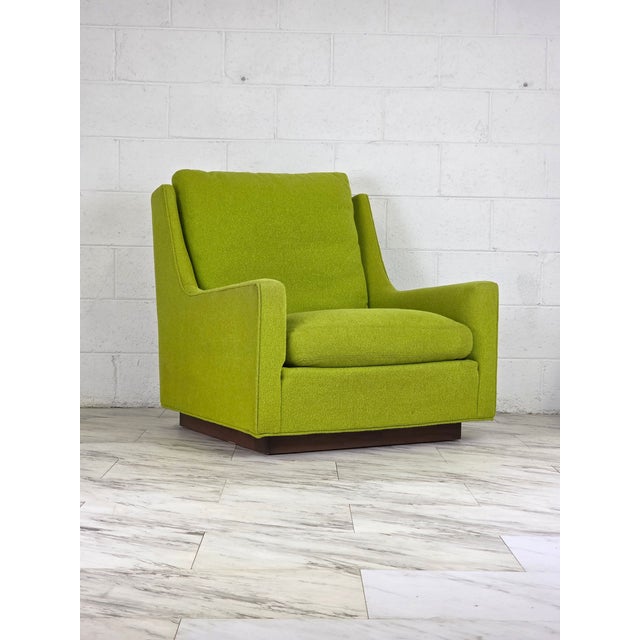 Wood 1970s Clarence Chair Attributed to Milo Baughman for Thayer Coggin For Sale - Image 7 of 13