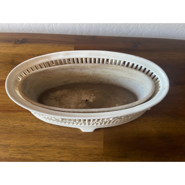 I bought this wonderful planter about 40 years back. It is rare and the insert is the part that is often missing from the...