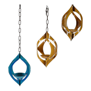 Vintage Hanova of Pasadena Hanging Candle Holders- Set of 3