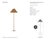 Marie Flanigan by Visual Comfort Signature Wimberley Medium Wrapped Floor Lamp in Polished Nickel with Natural Wicker...